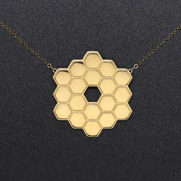 James Webb Space Telescope Mirror Pendant - Picture 5 of 8